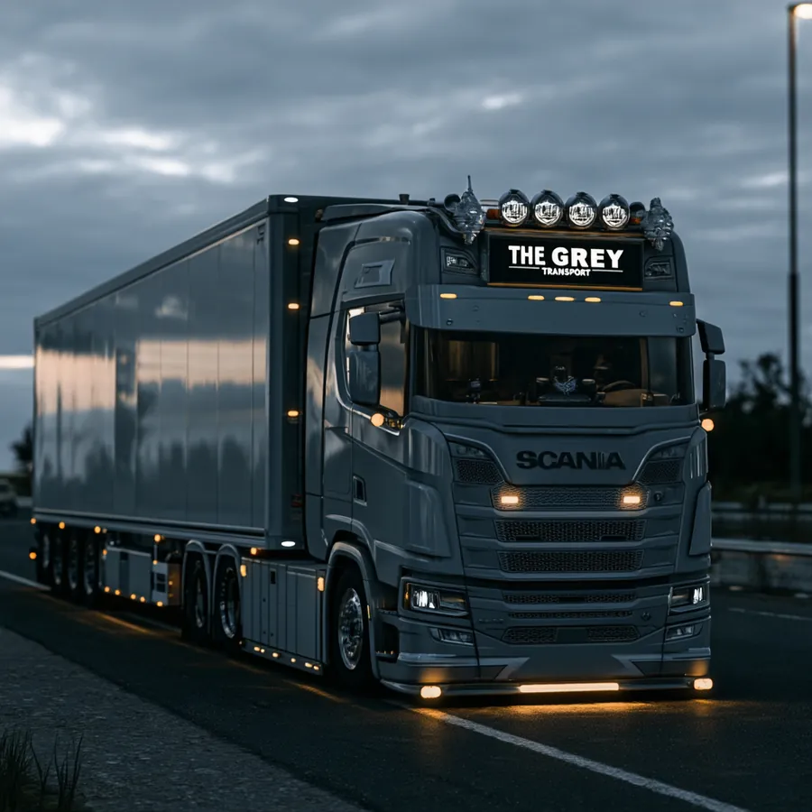 Preview of The Grey Transport upcoming fleet expansion - new Scania refrigerated tractor-trailer